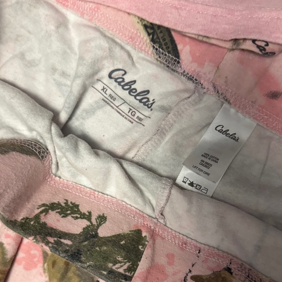 Cabela's Pink and Camouflage Pajama Set - Picture 2 of 4